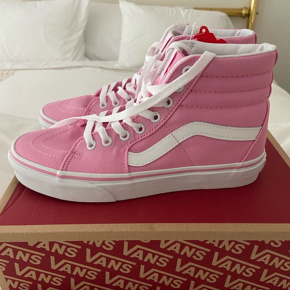 Vans Pink High-Top Sneakers - Picture 8 of 8